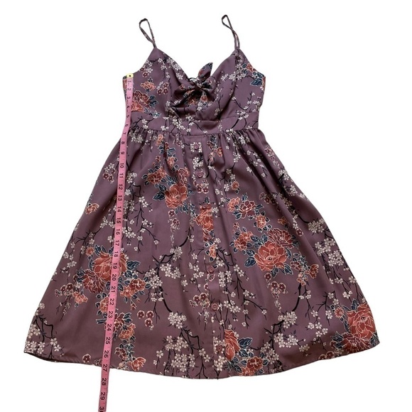 Soprano Purple Floral Dress - Picture 9 of 11